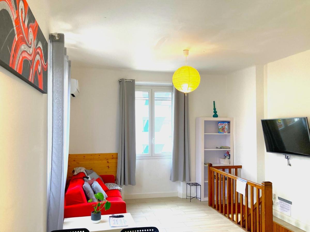 Blue Summer Vibes Duplex Studio For 4P, Ac, Sea View, Parking, Beach At 50M, Spa Access -3 La Ciotat Buitenkant foto