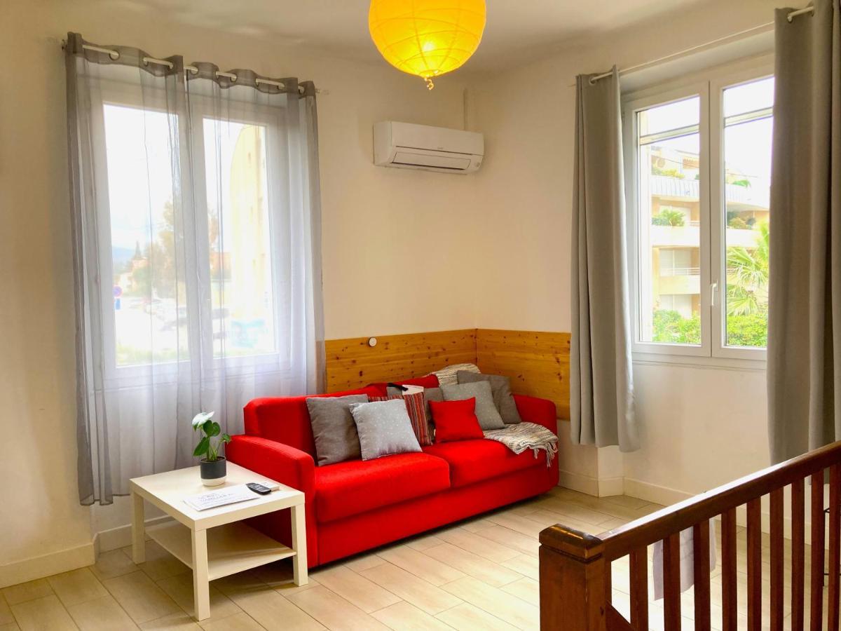 Blue Summer Vibes Duplex Studio For 4P, Ac, Sea View, Parking, Beach At 50M, Spa Access -3 La Ciotat Buitenkant foto