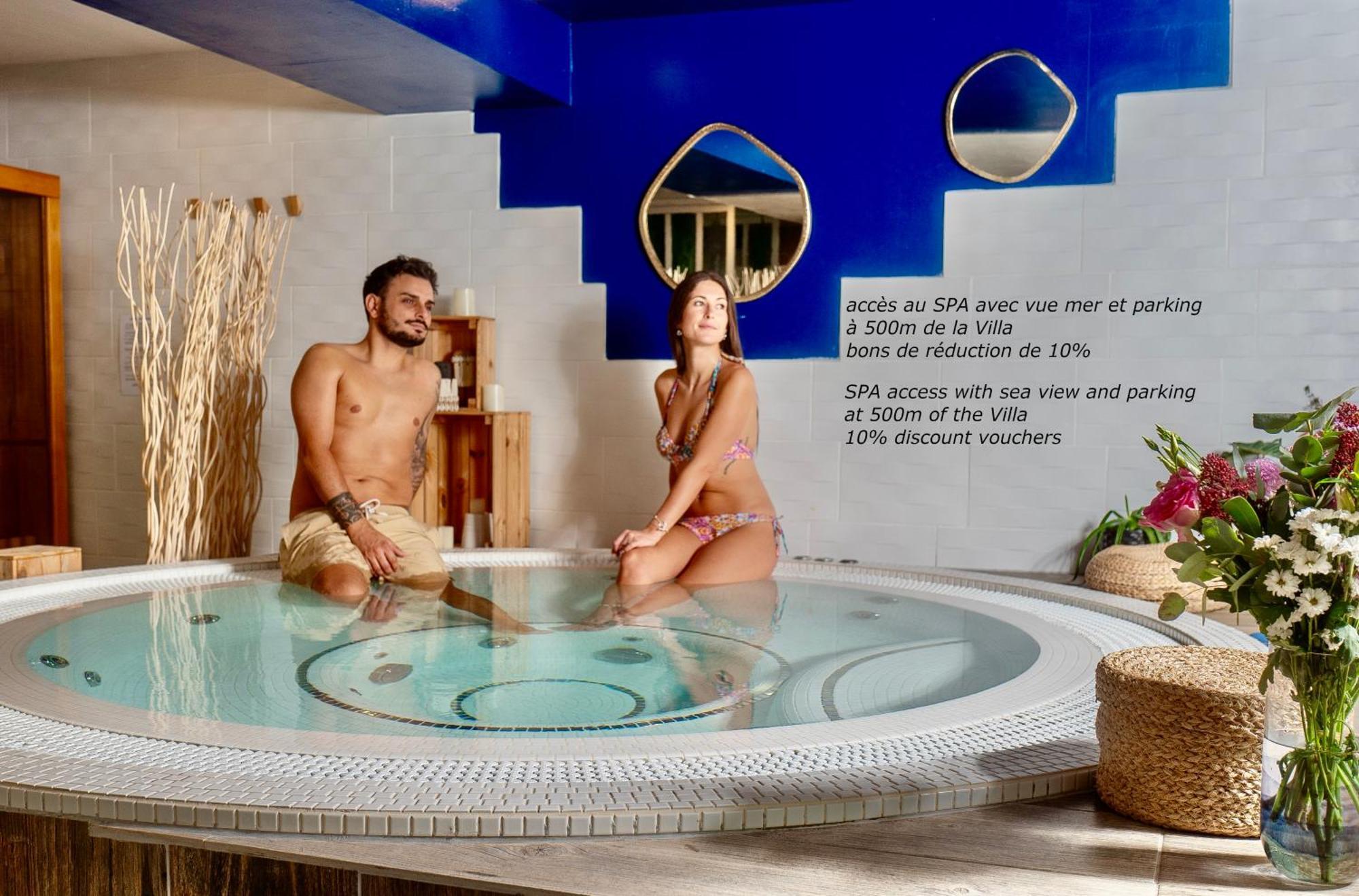 Blue Summer Vibes Duplex Studio For 4P, Ac, Sea View, Parking, Beach At 50M, Spa Access -3 La Ciotat Buitenkant foto